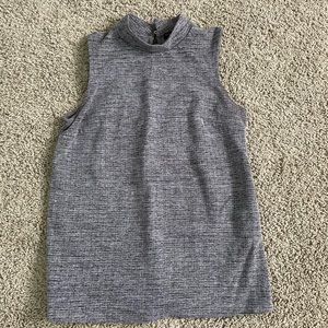 Banana republic mock neck turtleneck tank top, size XS